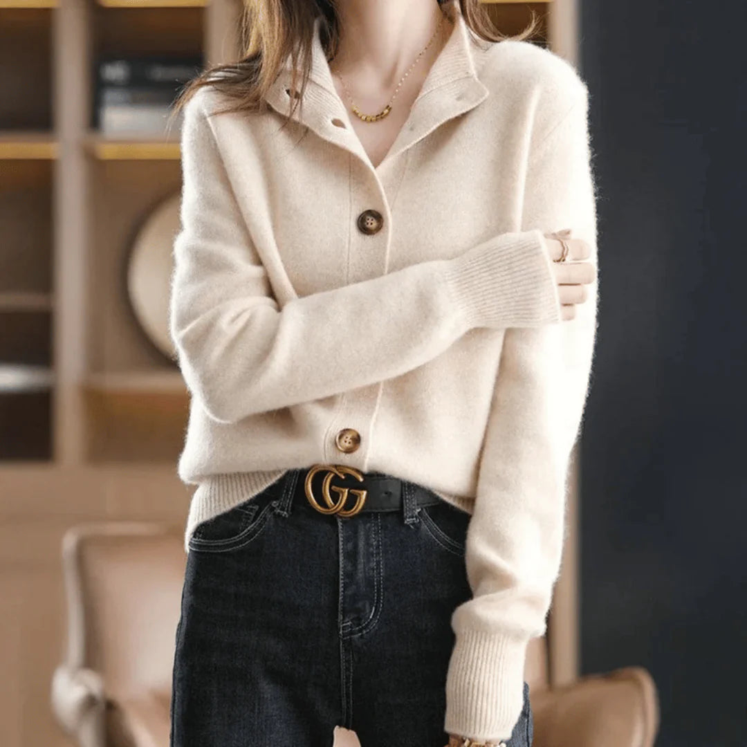 Eleanor™ Buttoned Winter Cardigan