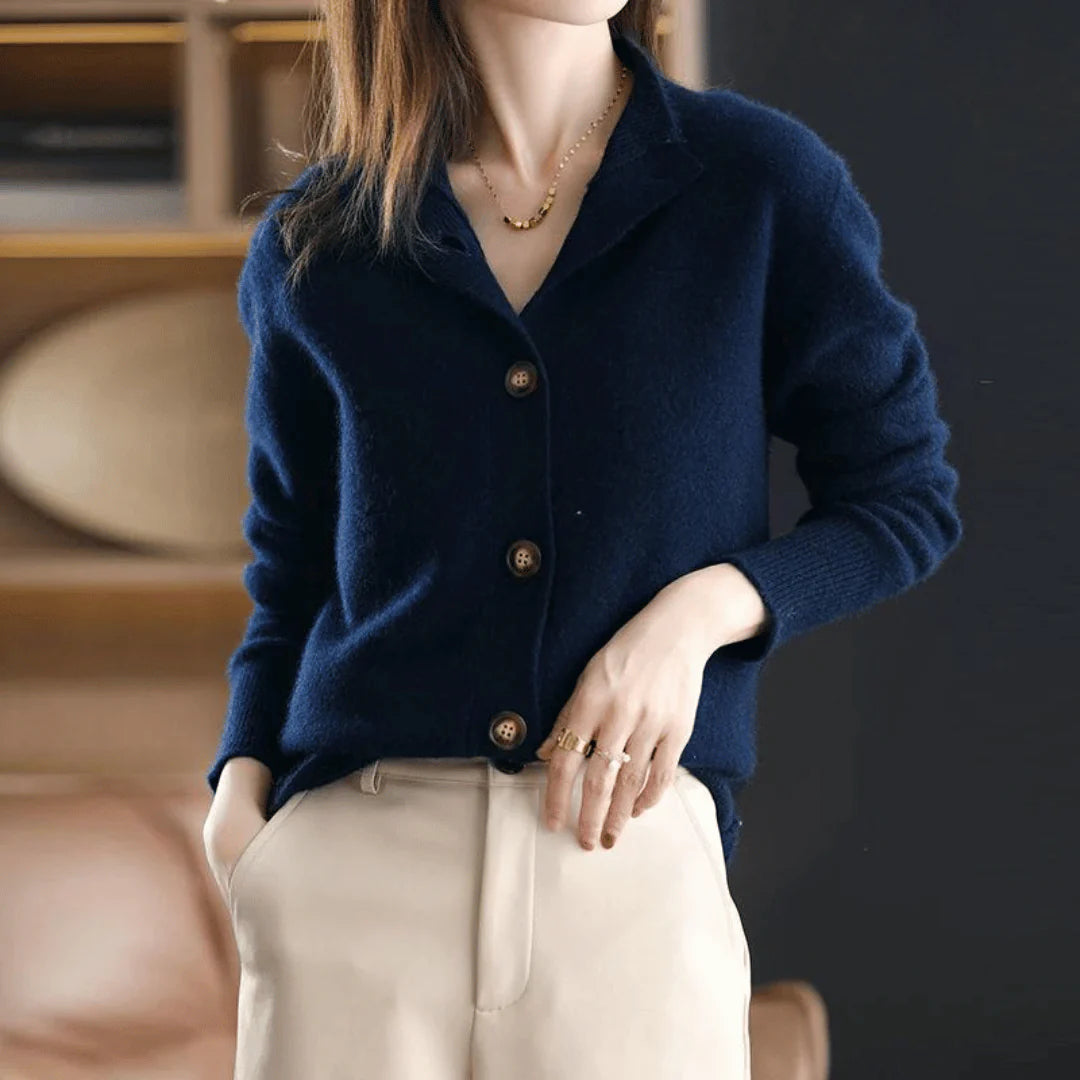 Eleanor™ Buttoned Winter Cardigan