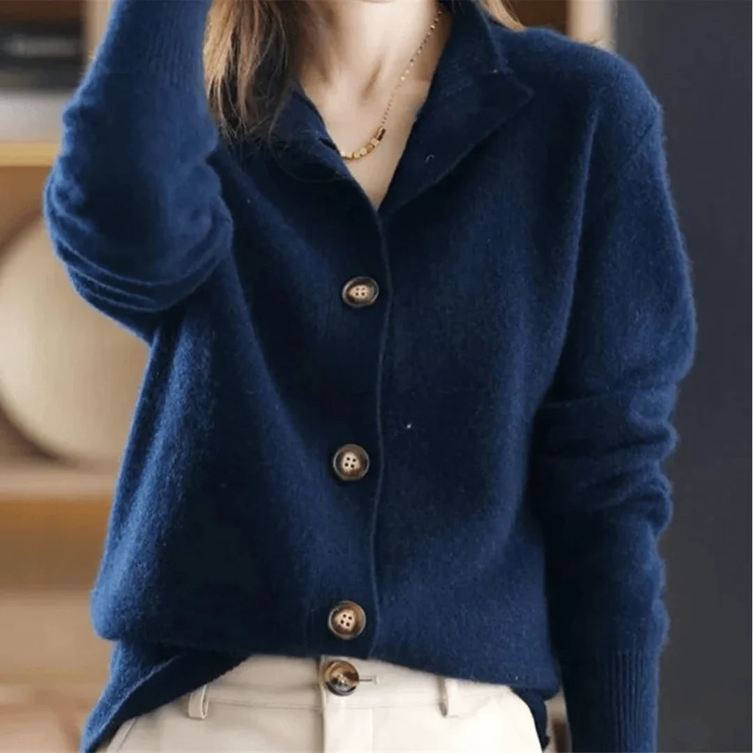 Eleanor™ Buttoned Winter Cardigan