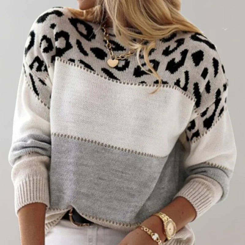 Sylvia™ Leopard Print Sweater