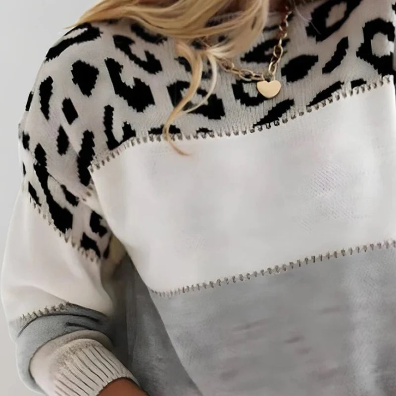 Sylvia™ Leopard Print Sweater